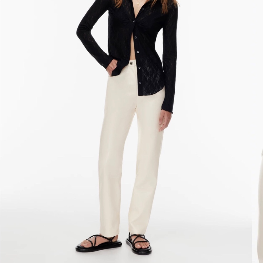Aritzia Vegan Leather Charm / Melina Pant